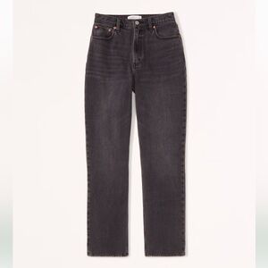 Abercrombie and Fitch Curve Love Black Denim Jeans
